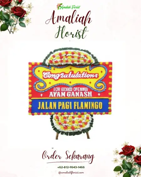 Sewa Papan Bunga Haji Pemanggilan